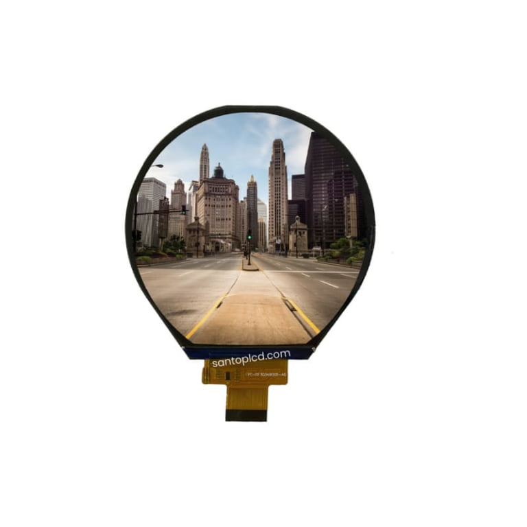 3.4 inch Round TFT LCD Display